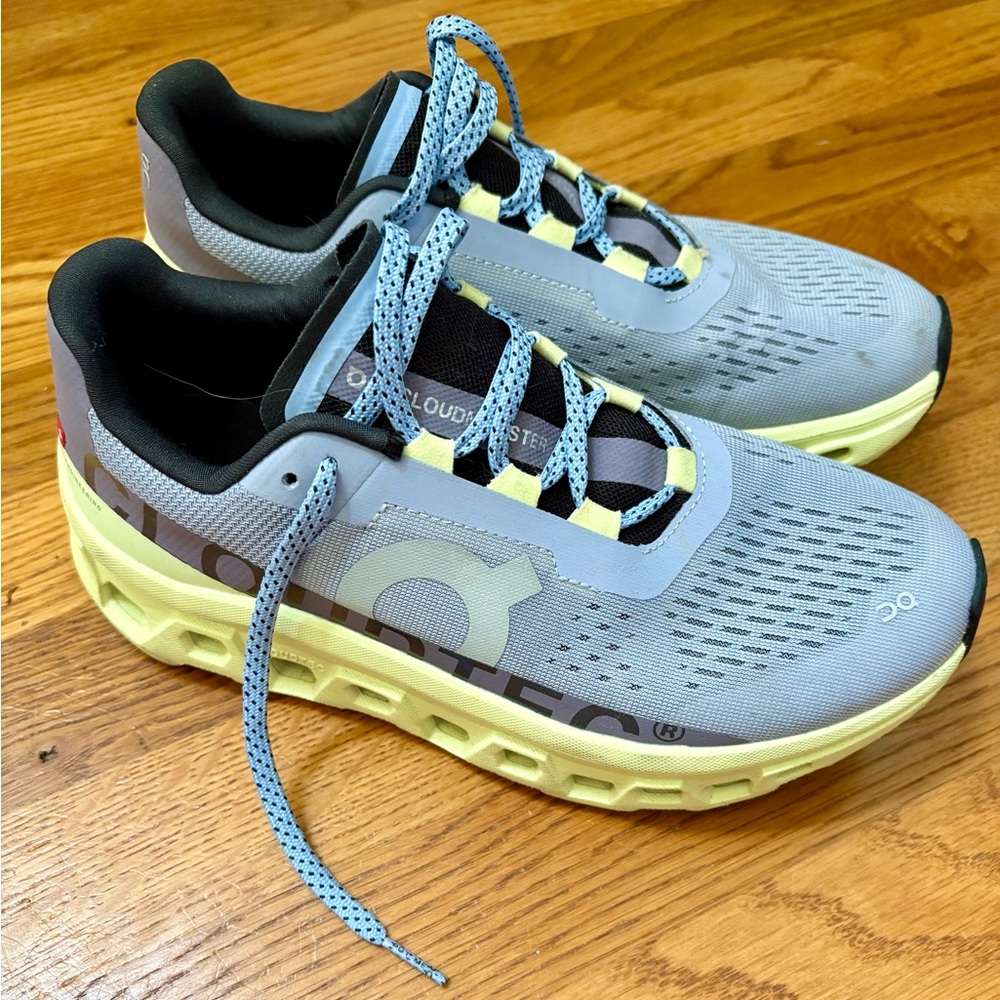 On Cloudmonster Running Shoes Gray Size 8.5